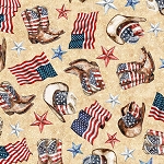 American Country 31994 A Tan American Cowboy Quilting Treasures